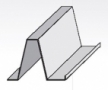 Lower joint profile between roof panel and poly-carbonate